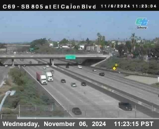 SB 805 at El Cajon Blvd (On Ramp)