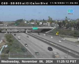 SB 805 at El Cajon Blvd (On Ramp)