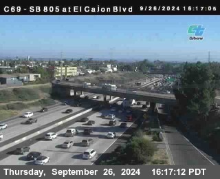 SB 805 at El Cajon Blvd (On Ramp)