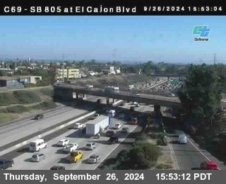 SB 805 at El Cajon Blvd (On Ramp)