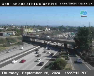 SB 805 at El Cajon Blvd (On Ramp)