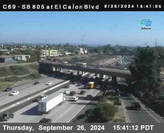 SB 805 at El Cajon Blvd (On Ramp)