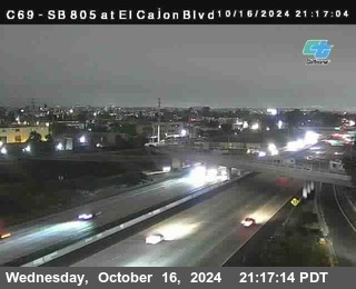 SB 805 at El Cajon Blvd (On Ramp)