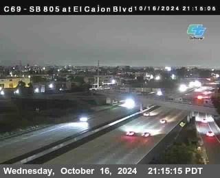 SB 805 at El Cajon Blvd (On Ramp)