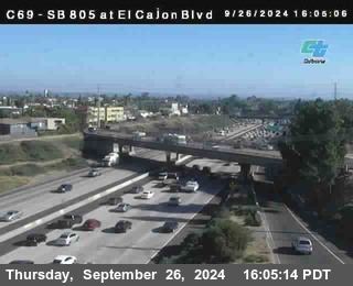 SB 805 at El Cajon Blvd (On Ramp)