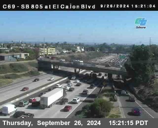 SB 805 at El Cajon Blvd (On Ramp)