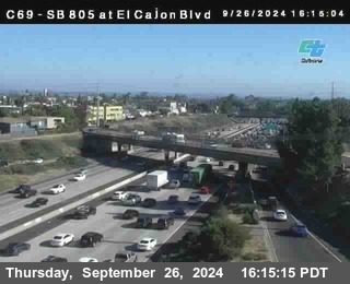 SB 805 at El Cajon Blvd (On Ramp)