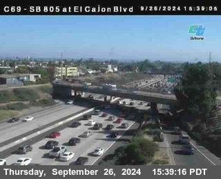 SB 805 at El Cajon Blvd (On Ramp)