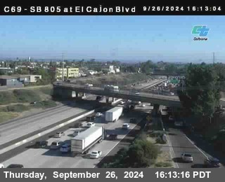 SB 805 at El Cajon Blvd (On Ramp)