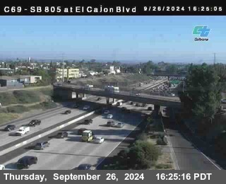 SB 805 at El Cajon Blvd (On Ramp)