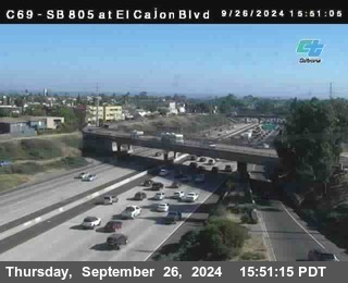 SB 805 at El Cajon Blvd (On Ramp)