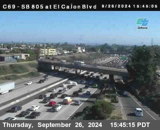 SB 805 at El Cajon Blvd (On Ramp)