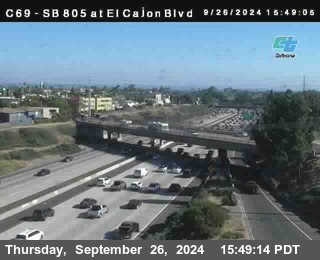 SB 805 at El Cajon Blvd (On Ramp)