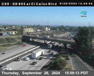 SB 805 at El Cajon Blvd (On Ramp)