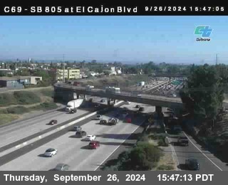 SB 805 at El Cajon Blvd (On Ramp)