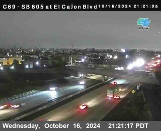 SB 805 at El Cajon Blvd (On Ramp)