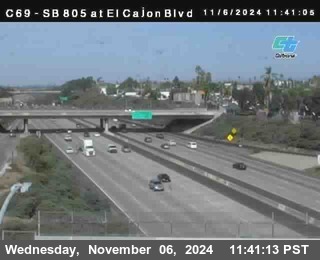 SB 805 at El Cajon Blvd (On Ramp)