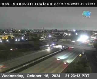 SB 805 at El Cajon Blvd (On Ramp)