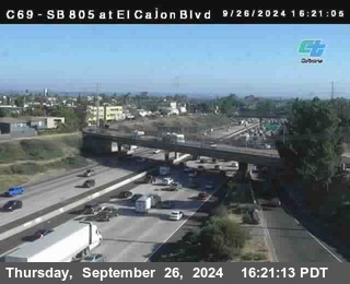 SB 805 at El Cajon Blvd (On Ramp)