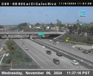 SB 805 at El Cajon Blvd (On Ramp)