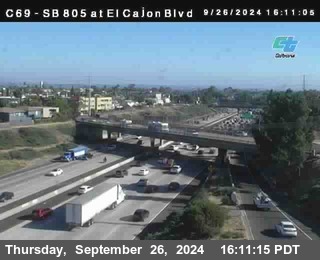 SB 805 at El Cajon Blvd (On Ramp)