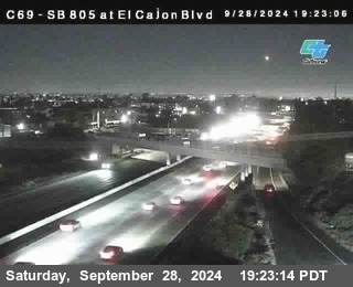 SB 805 at El Cajon Blvd (On Ramp)