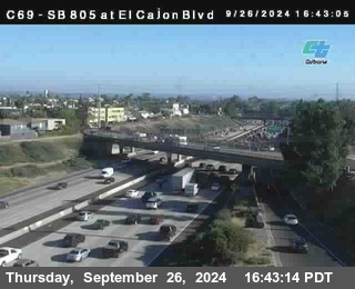 SB 805 at El Cajon Blvd (On Ramp)