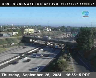 SB 805 at El Cajon Blvd (On Ramp)