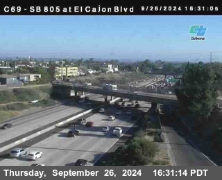 SB 805 at El Cajon Blvd (On Ramp)