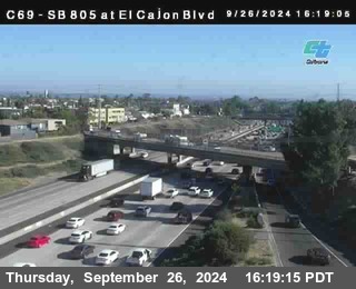 SB 805 at El Cajon Blvd (On Ramp)