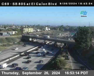 SB 805 at El Cajon Blvd (On Ramp)