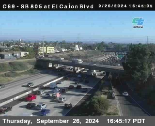 SB 805 at El Cajon Blvd (On Ramp)