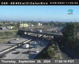 SB 805 at El Cajon Blvd (On Ramp)