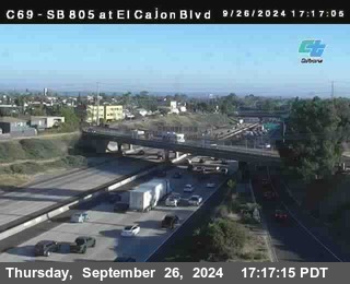 SB 805 at El Cajon Blvd (On Ramp)