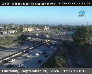 SB 805 at El Cajon Blvd (On Ramp)