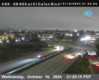 SB 805 at El Cajon Blvd (On Ramp)