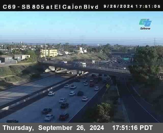 SB 805 at El Cajon Blvd (On Ramp)