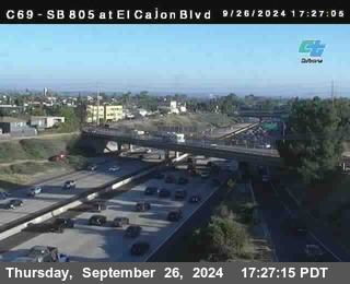 SB 805 at El Cajon Blvd (On Ramp)