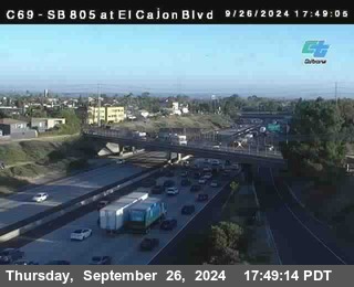 SB 805 at El Cajon Blvd (On Ramp)