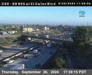 SB 805 at El Cajon Blvd (On Ramp)