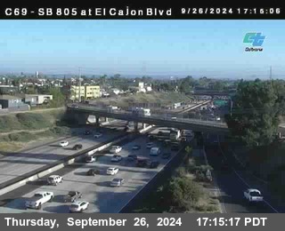 SB 805 at El Cajon Blvd (On Ramp)