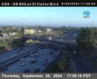 SB 805 at El Cajon Blvd (On Ramp)