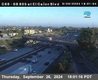 SB 805 at El Cajon Blvd (On Ramp)