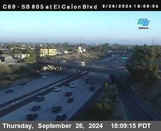 SB 805 at El Cajon Blvd (On Ramp)