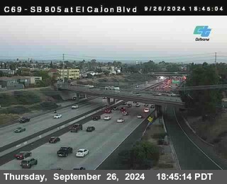 SB 805 at El Cajon Blvd (On Ramp)