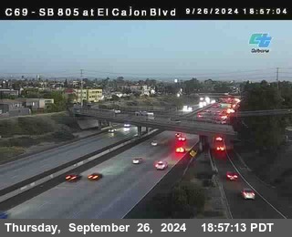 SB 805 at El Cajon Blvd (On Ramp)