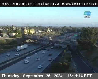 SB 805 at El Cajon Blvd (On Ramp)