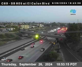 SB 805 at El Cajon Blvd (On Ramp)