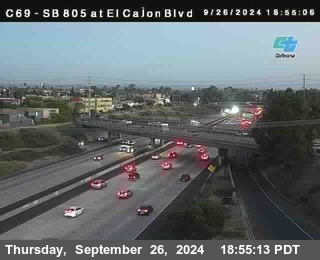 SB 805 at El Cajon Blvd (On Ramp)