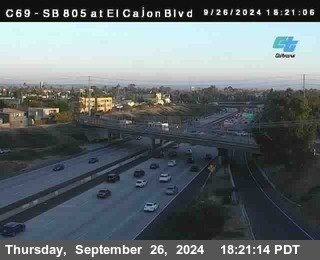 SB 805 at El Cajon Blvd (On Ramp)